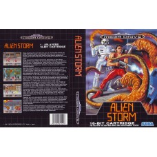 Alien Storm Game Box Cover