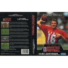 Joe Montana II Sports Talk Football Game Box Cover