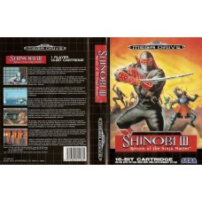 Shinobi III Return of the Ninja Master Game Box Cover