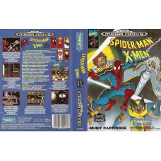 Spider-Man and the X-Men in Arcade's Revenge Game Box Cover