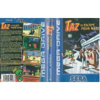 Taz in Escape from Mars Game Box Cover