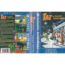 Taz in Escape from Mars Game Box Cover