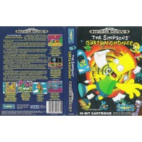 The Simpsons Bart's Nightmare Game Box Cover