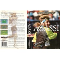 Andre Agassi Tennis Game Box Cover