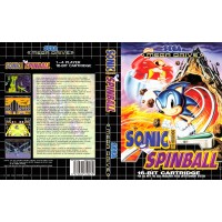 Sonic Spinball Game Box Cover