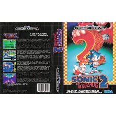 Sonic the Hedgehog 2 Game Box Cover
