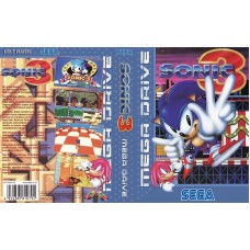 Sonic the Hedgehog 3 Game Box Cover