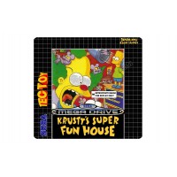 Krusty's Super Fun House  Replacement Cartridge Label