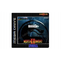 Mortal Kombat II Replacement Cartridge Label