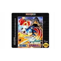 Sonic Spinball Replacement Cartridge Label