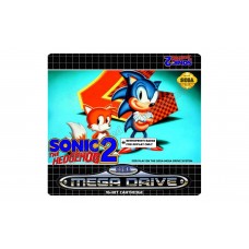 Sonic the Hedgehog 2 Replacement Cartridge Label